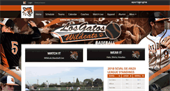 Desktop Screenshot of losgatosbaseball.com